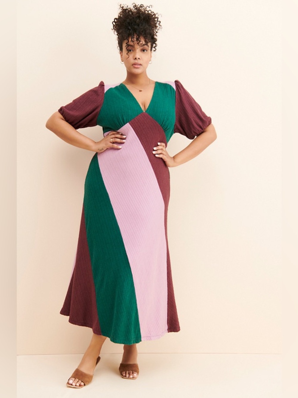 Anthropologie Hutch color block dress